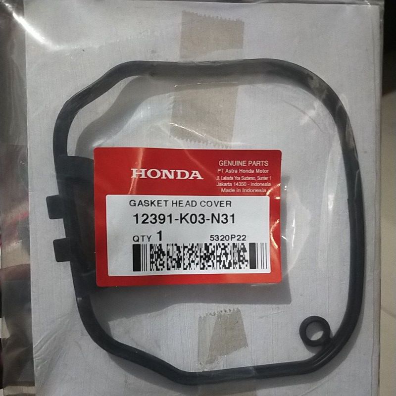 12391-K03-N31 HGP AHM 100% ORIGINAL GASKET REVO FI INJEKSI 12391K03N31