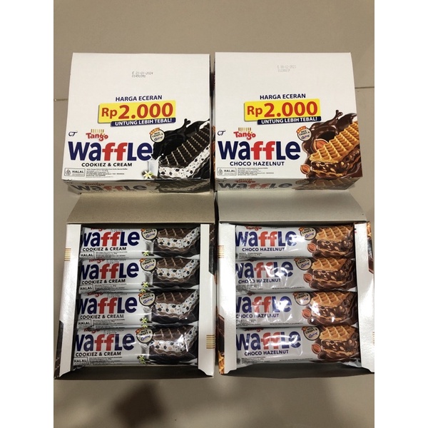 

TANGO WAFFLE CHOCO HAZELNUT COOKIES AND CREAM COKLAT WAFER (12x25g)