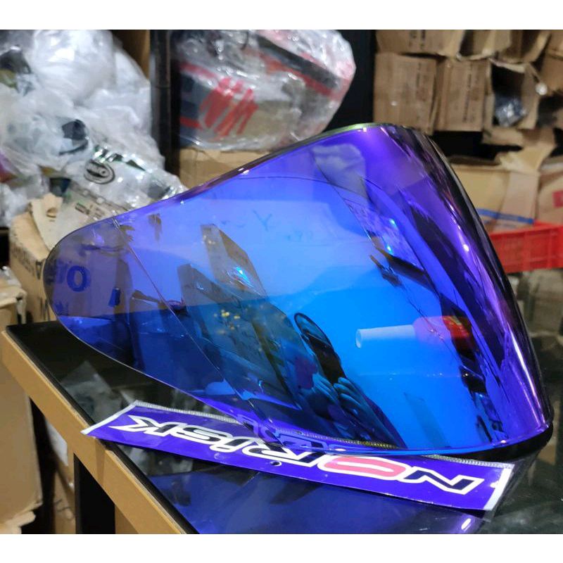 Flat Visor NHK R1 Kaca helm NHK R1 Iridium Norisk