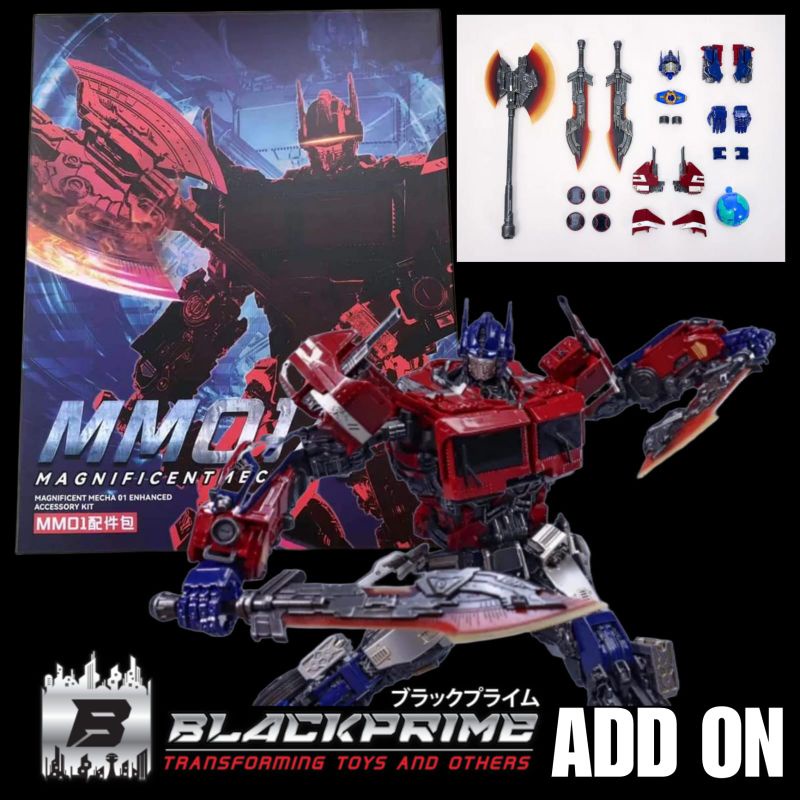 Magnificent Mecha MM-01 Enhanced Accessory kit Add on Optimus Prime