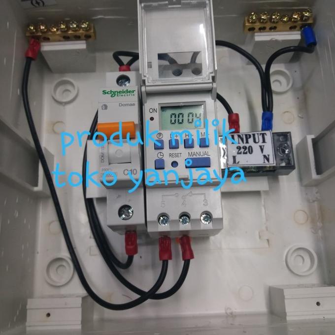 panel timer digital weekly/panel lampu timer digital weekly