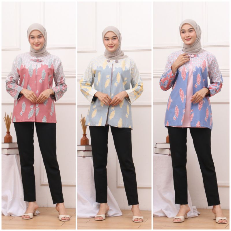 Blouse Batik Soft Mega Mendung