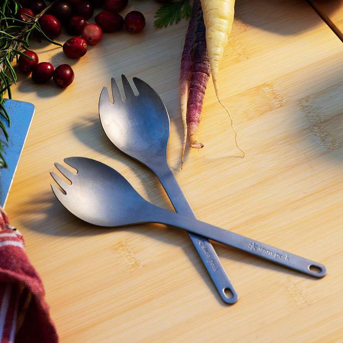 Snow Peak Titanium Spork Sendok Garpu Snow Peak Ultralight