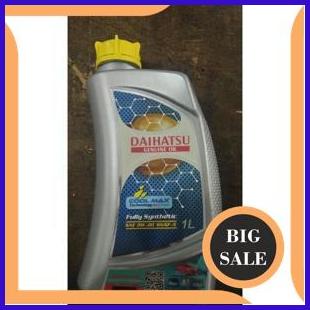 Oli Mesin Mobil Daihatsu DGO 0W-20 API SN GF-5 Full Sintetik 1 Liter perkakas 54PR23