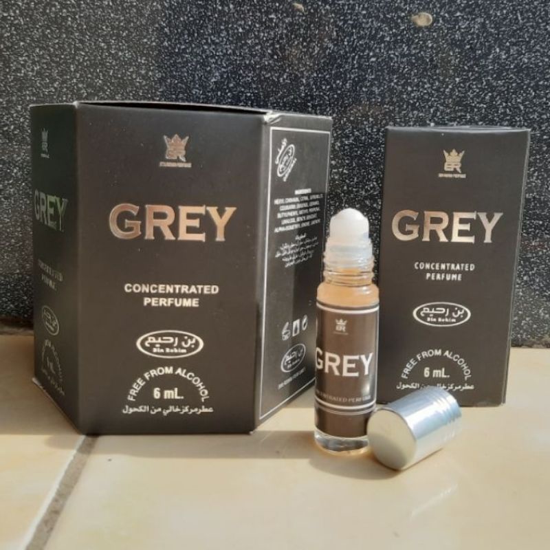 parfum per box GREY 6ml (6pcs)