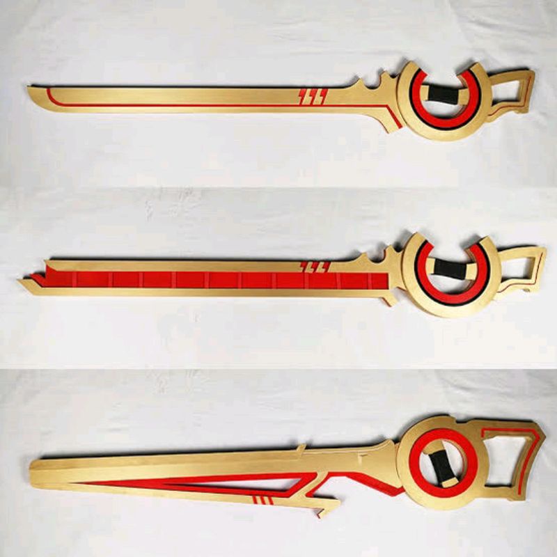 Katana Kayu Unmei (Destiny) Anime Takt Op Destiny mainan kayu cosplay