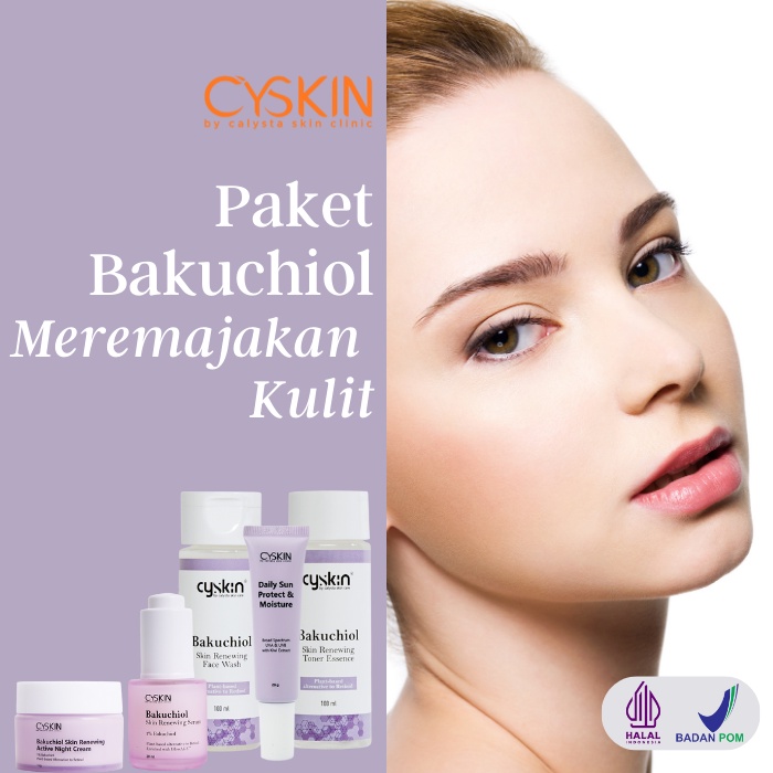 Cyskin Bakuchiol Perawatan Atasi Penuaan Dini Bakuchiol Asli