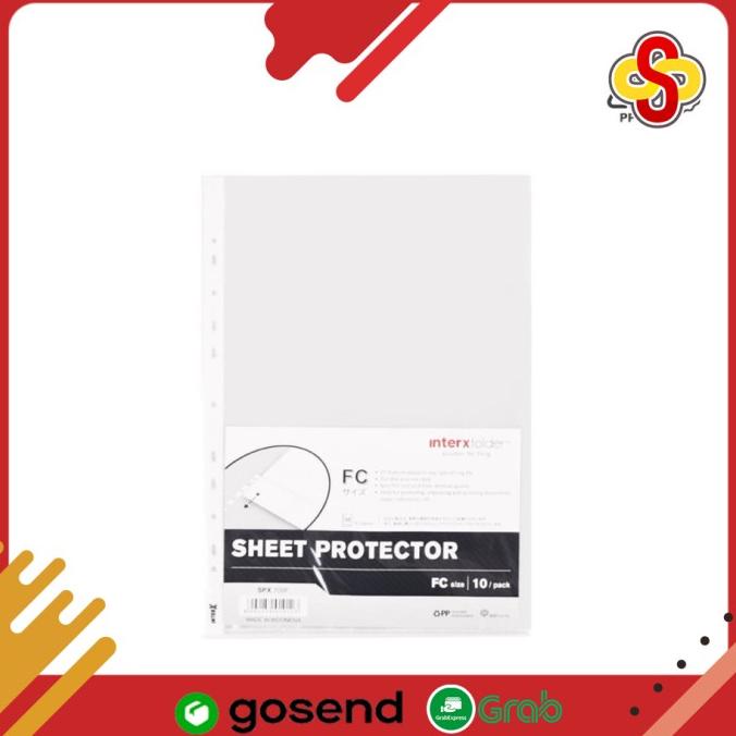 

Sheet Protector / PP Pocket InterX Folio isi 100 pcs