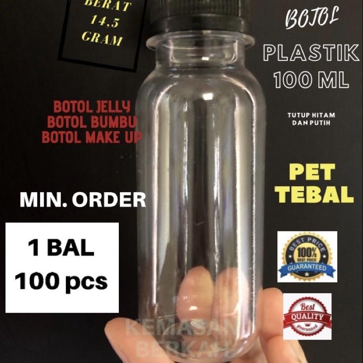 Grosir Belanja Botol Plastik Jelly 100ml 1 bal
