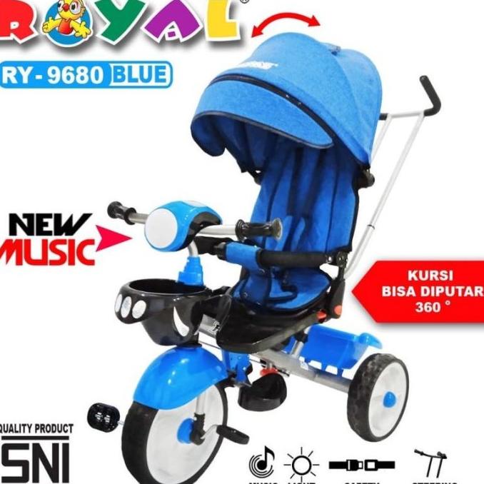 New Sepeda Stroller Anak Roda 3 Tiga Royal 9180 / 9380 / 9680 / 8580 / Store_Lorray