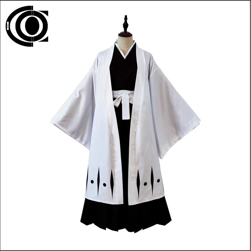 BLEACH Cosplay Gotei 13 Costume Soi Fon Kostum Uniform 1st to 13th Division Captain Aizen Sousuke