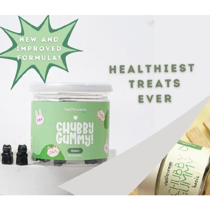 Terlaris Chubby Gummy - Vitamin Anjing Kucing - All Variant