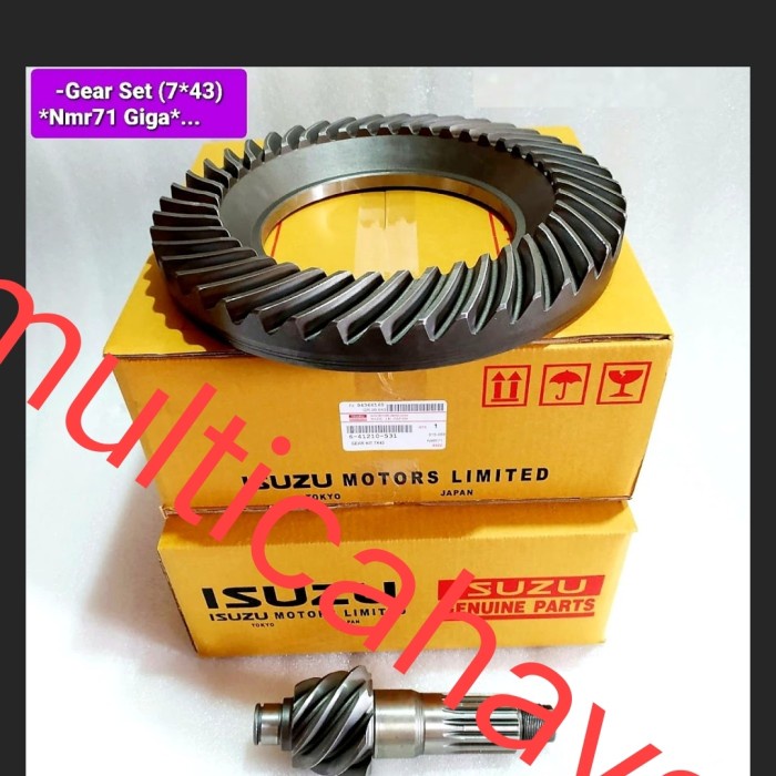 MCPT gear set NMR71 7x43 6-41210-531