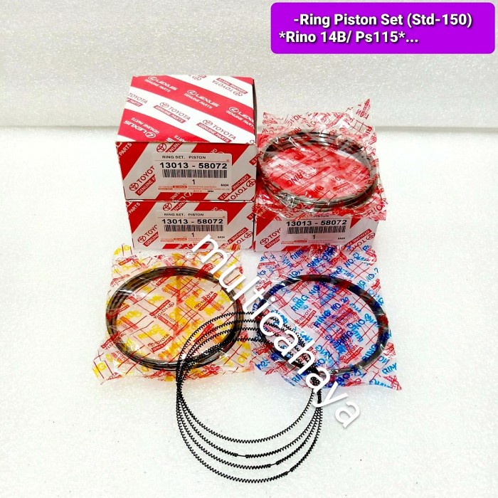MCPT ring piston seher Toyota 14B ps115 13011-58072