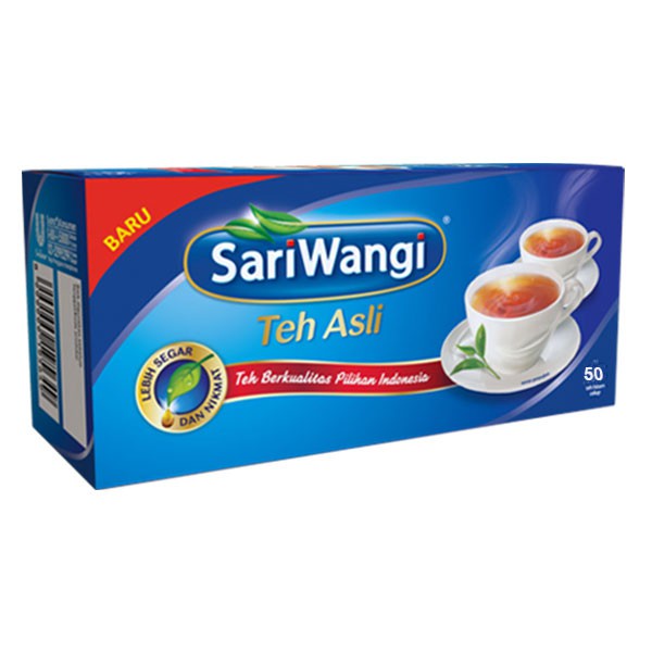 

SARIWANGI TEA BAG ASLI ISI 50 PCS - TEH