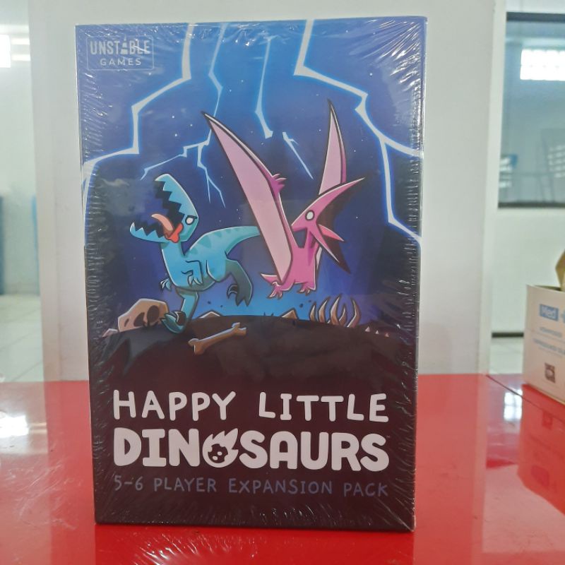 happy little dinosaurs 5-6 players expansion pack - board game - cards game