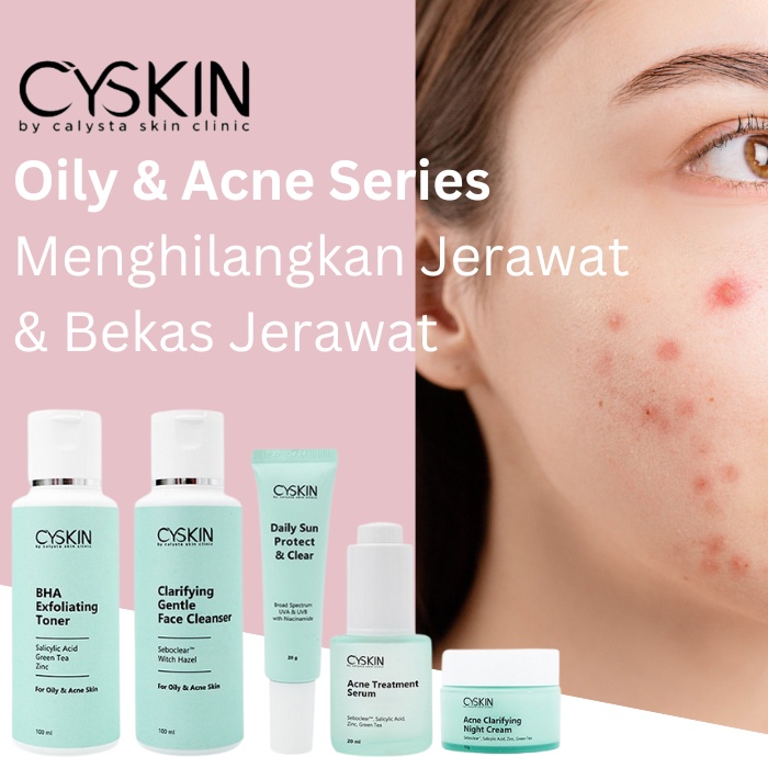 Paket Acne Cyskin Fashial Wash Muka Berjerawat Flek Hitam Ampuh