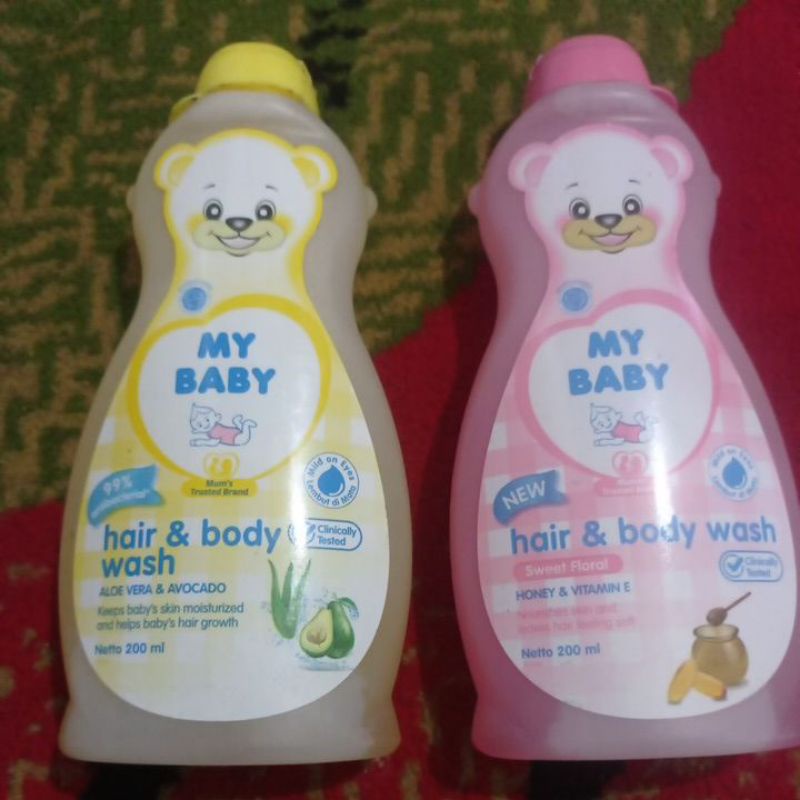 My Baby Hair &amp; Body Wash 200ml