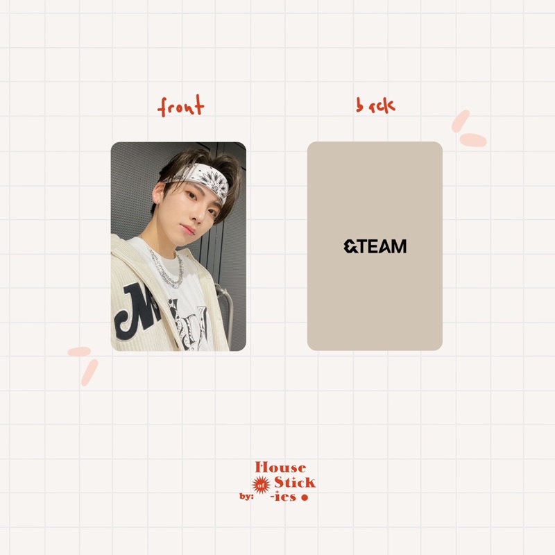 ANDTEAM &amp;TEAM Unofficial Photocard Boyfie Selca Edition Vol. 1 (Fanmade)