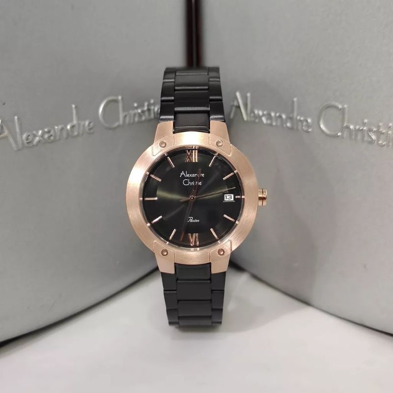 DIJUAL JAM TANGAN ARLOJI WATCH WANITA CEWEK CEWE ALEXANDRE ALEXANDER CHRISTIE CHRISTI CRISTI AC2A12L