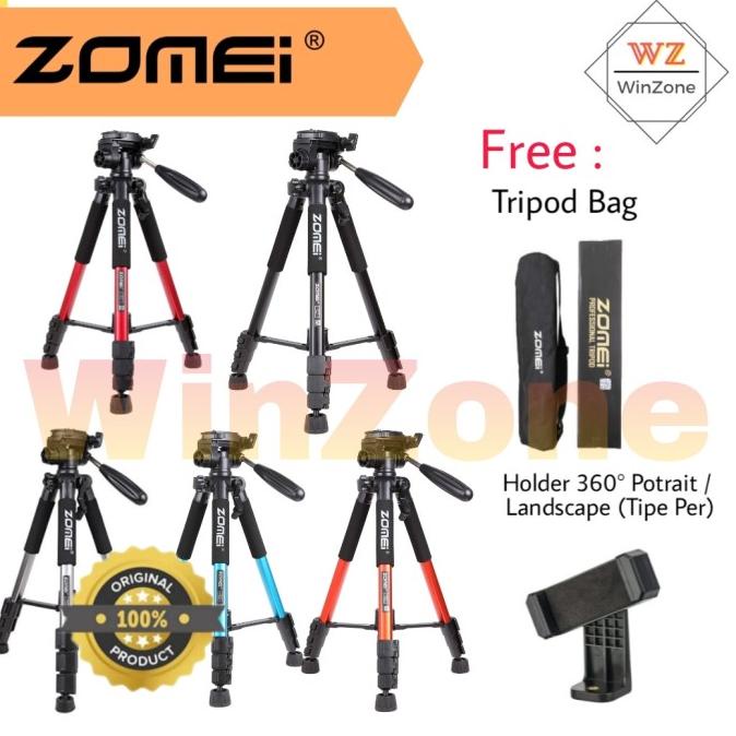 Tripod Zomei Q111 Profesional Tripod Kamera Dslr Mirrorless