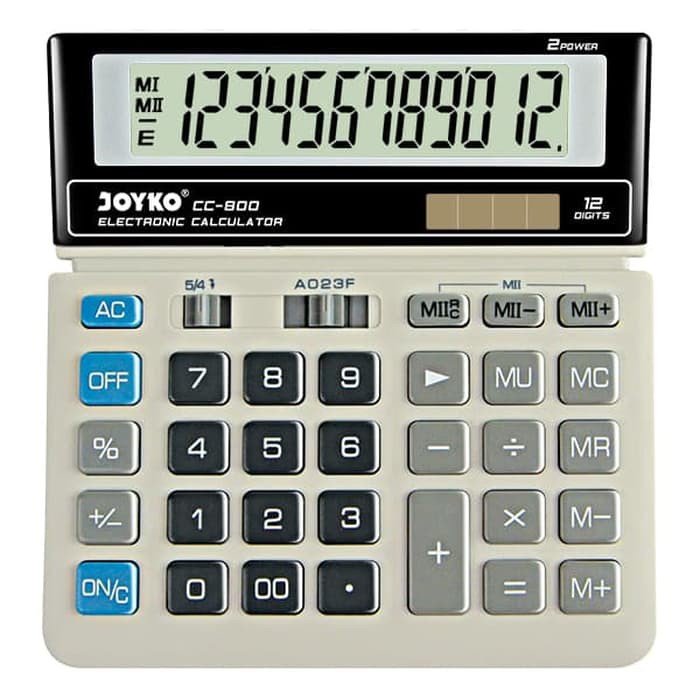 

Calculator Kalkulator Joyko CC-800 12 Digits MURAH