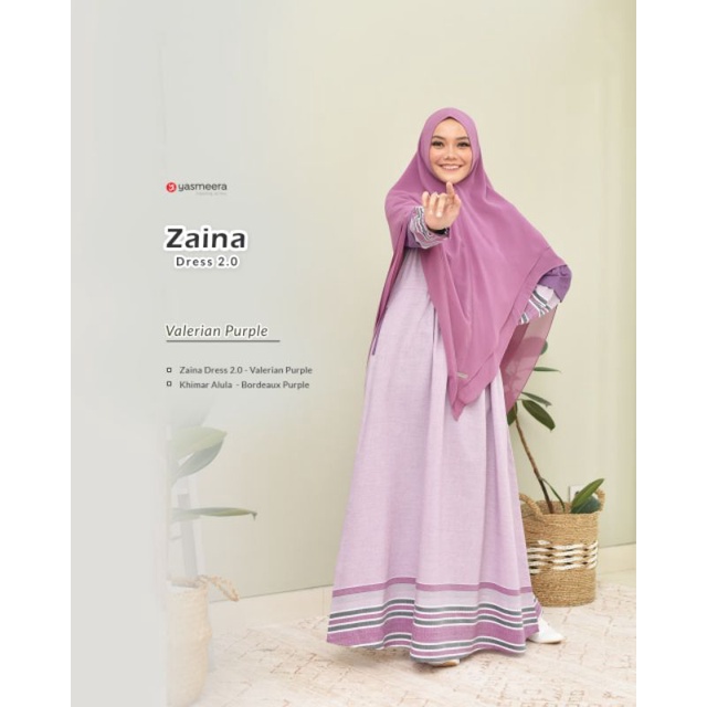 YASMEERA gamis terbaru zaina dress
