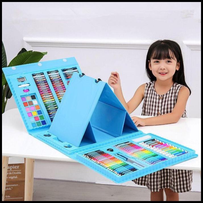 

Painting Set Crayon Set Anak 208 Pcs Pensil Warna Alat Lukis Gift Set