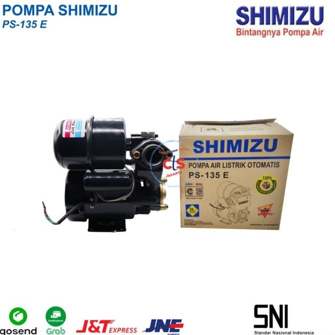 Promo SHIMIZU POMPA AIR OTOMATIS PS-135E MESIN AIR SHIMIZU PS-135E