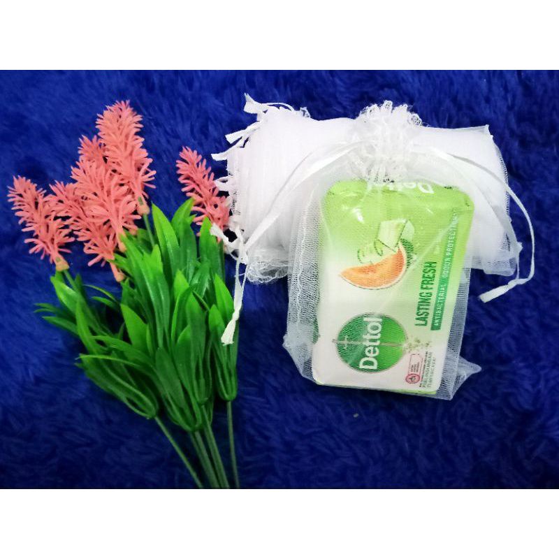 

kantong / sarung tile souvenir sabun mandi ukuran 8 x 10 cm