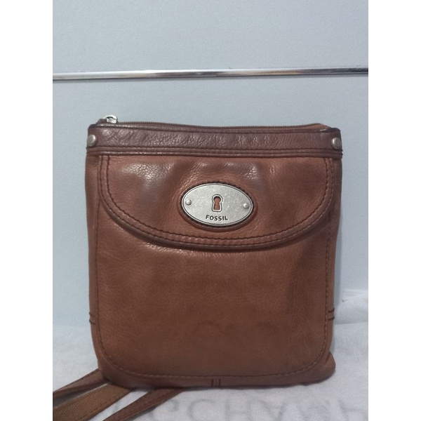 PL FOSSIL MADDOX CROSSBODY LEATHER BAG VRI