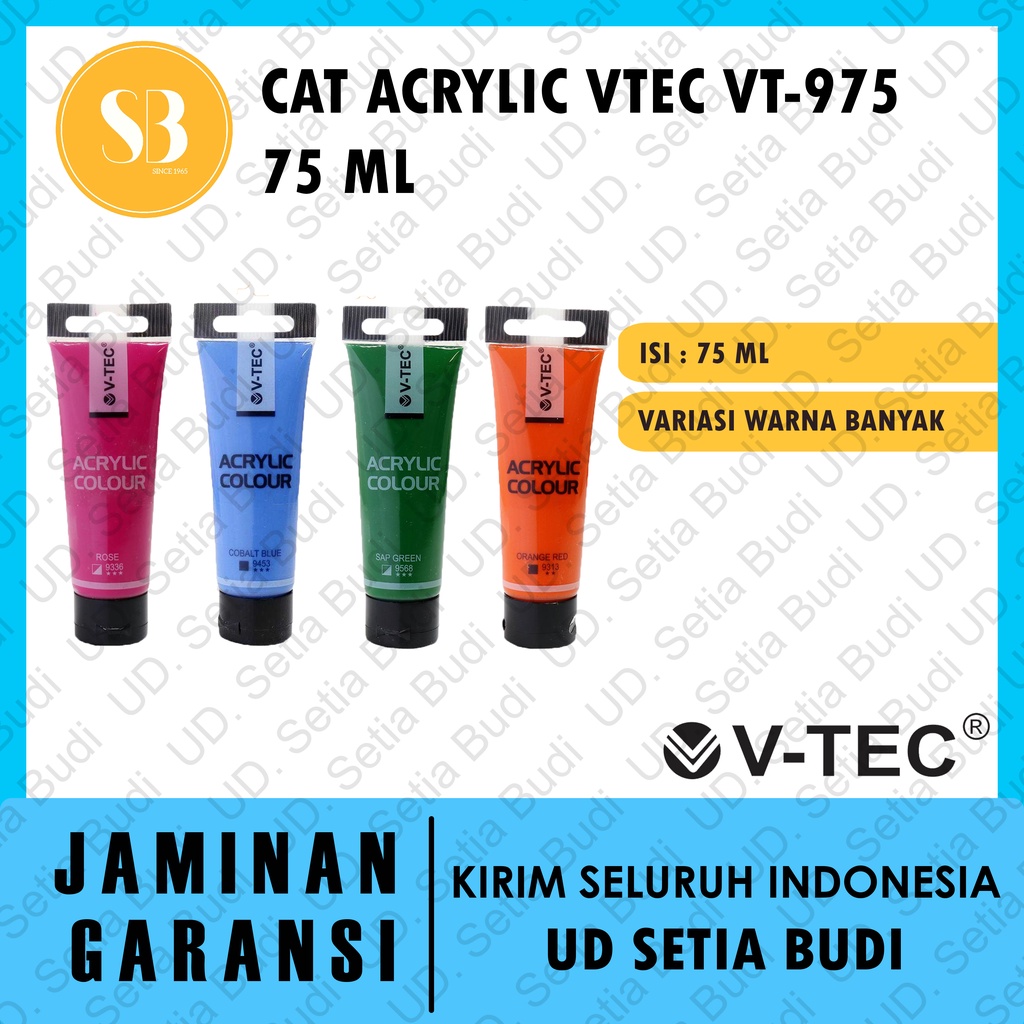 Cat Acrylic Vtec 75ML VT-975 Cat Akrilik Vtec VT-975