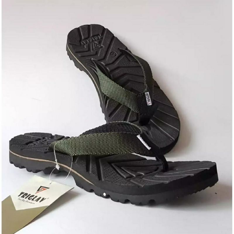 Sandal Jepit Pria Triglav - Triglav Original - Sandal Slide Triglav - Sandal Gunung Triglav - Sandal