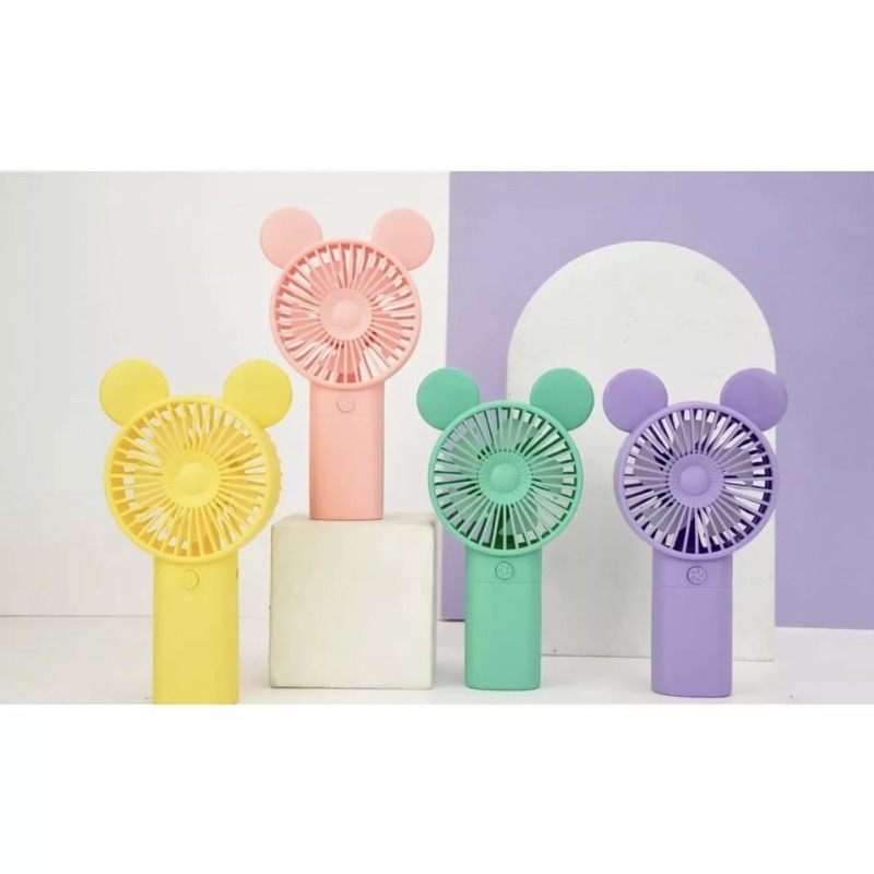 Kipas Angin Mini Portable Rechargeable Fan 3-Speed Adjustment Kipas Angin Genggam s9