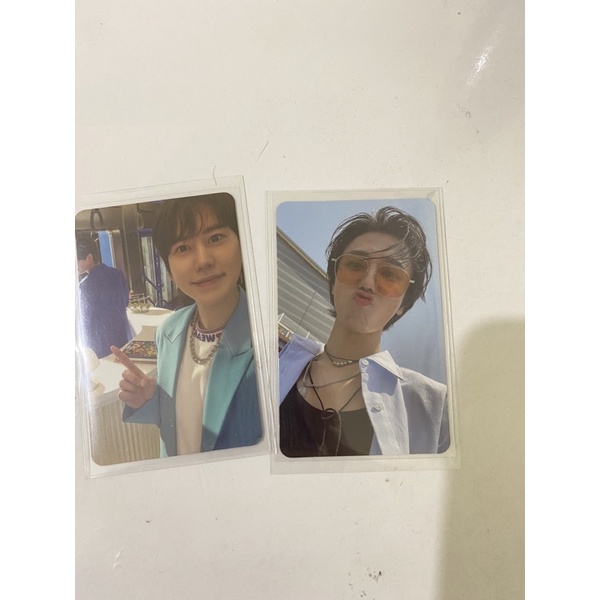pc photocard yesung kyuhyun the road smcu 2021 super junior