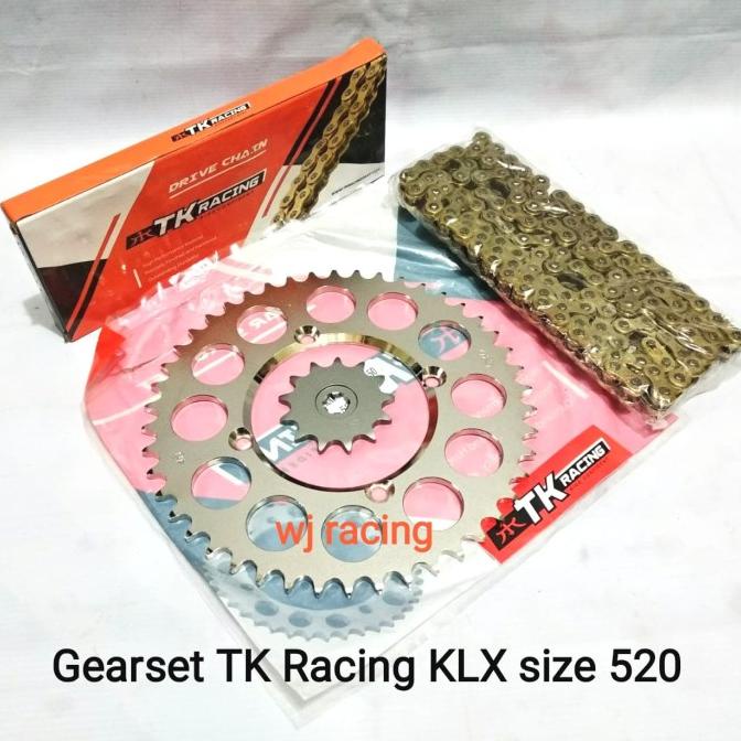 Gear Set Tk Racing Klx 150 Size 520