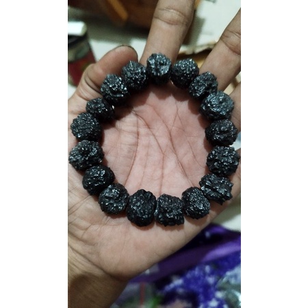 Gelang Batu Munta Besi Sulawesi Badar Besi Nempel Magnet Ready Warangan Putih Keris Jerman