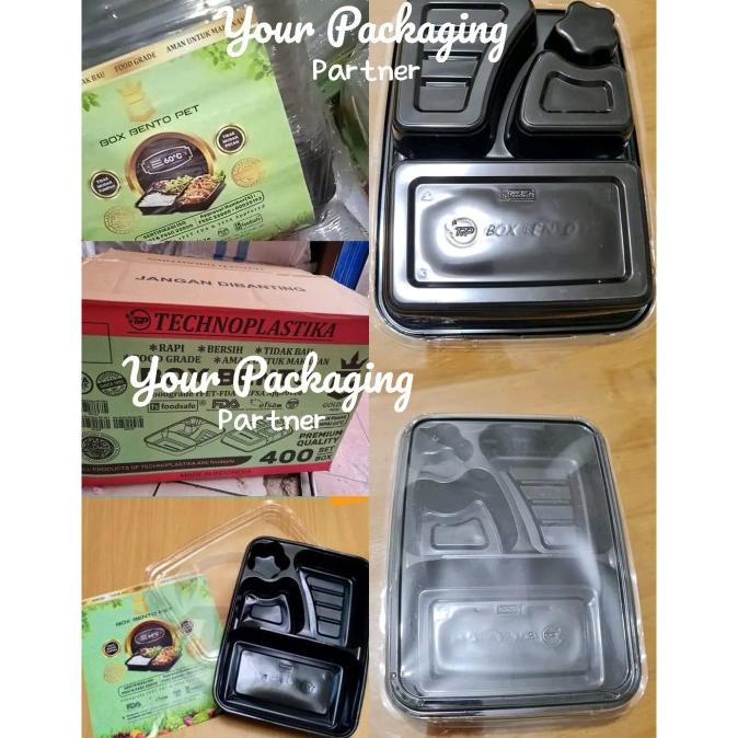 Mika Lunch Box Bento Sekat 4 / Bento Lubang 4 / Bento Katering Nasi