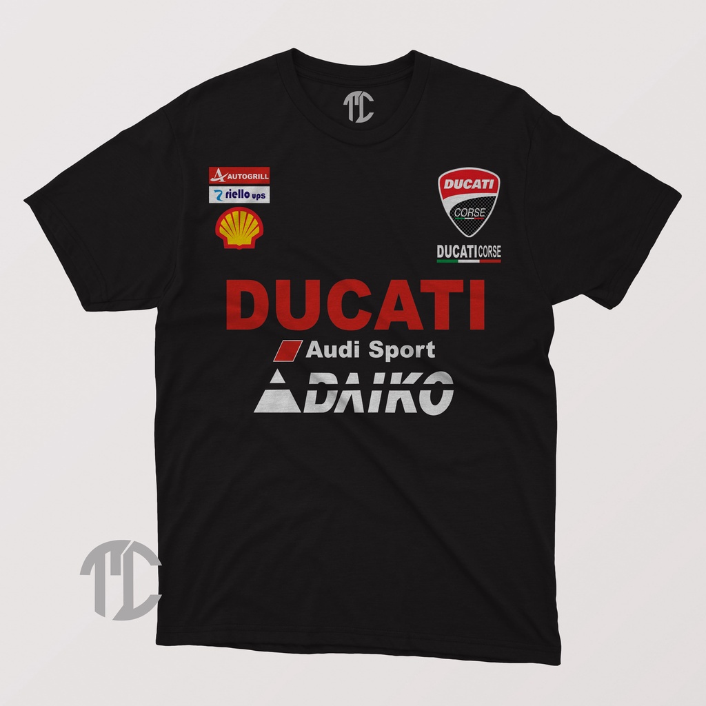 kaos ducati daiko premium original cotton combed 24s