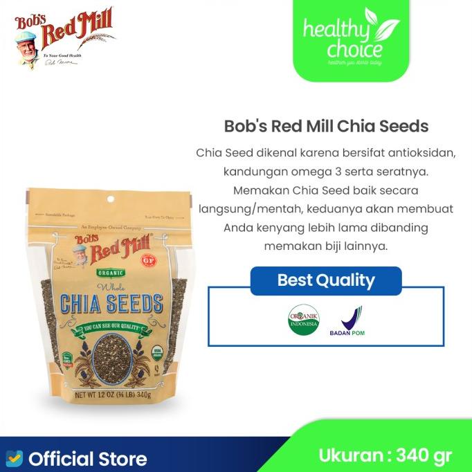 

Promo Bob's Red Mill Organic Whole Chia Seeds 340 gr