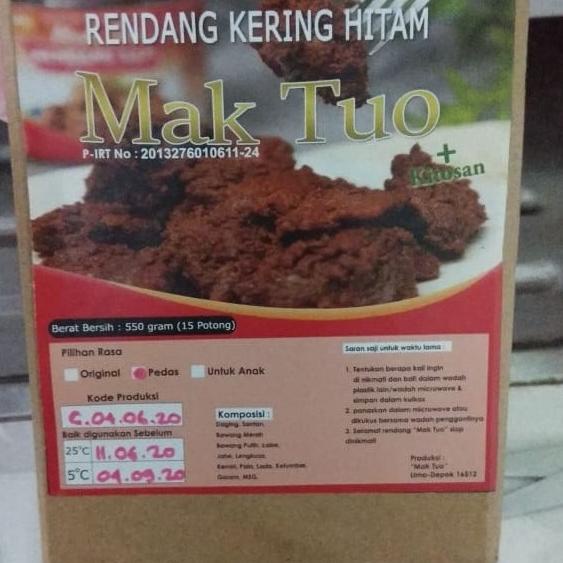 

Promo Rendang Mak Tuo varian pedas