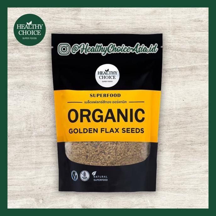

Promo HEALTHY CHOICE ASIA Organic Golden Flax Seeds 300Gram