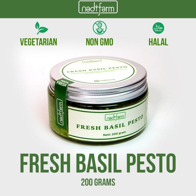 

Promo 100% FRESH BASIL PESTO SAUS PESTO UNTUK PASTA SANDWICH ROTI CHIPS DIPS