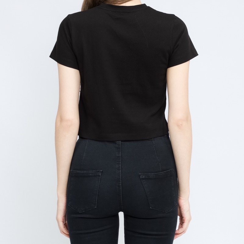 ADLV. Ring Of Life Crop Top Black