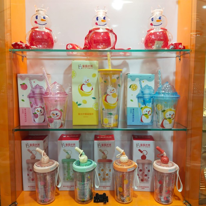 MIXUE GELAS MINUM 800ML - TUMBLER MODEL LEMON TERBARU