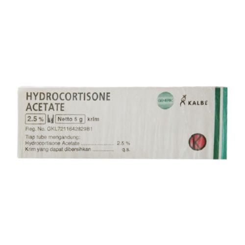 HYDROCORTISONE KALBE FARMA 2.5% KRIM 5 GRAM