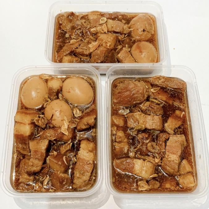 

Promo READY NOW SIAP KIRIM!! Babi Kecap Telur 250gr + 3 Telur