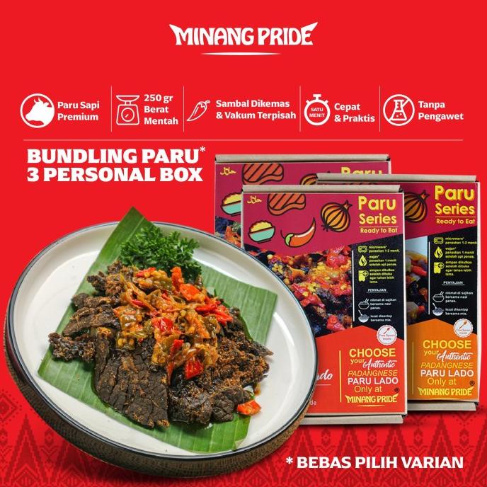 

Promo Bundling 3 Box 250gr Paru in Box Minang Pride