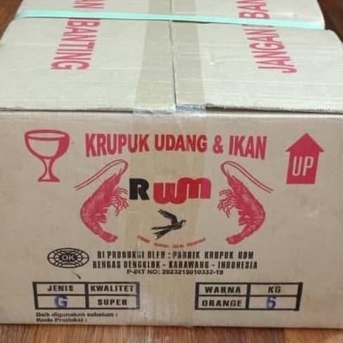 

Promo kerupuk krupuk udang & ikan WALET RWM RUM 6kg