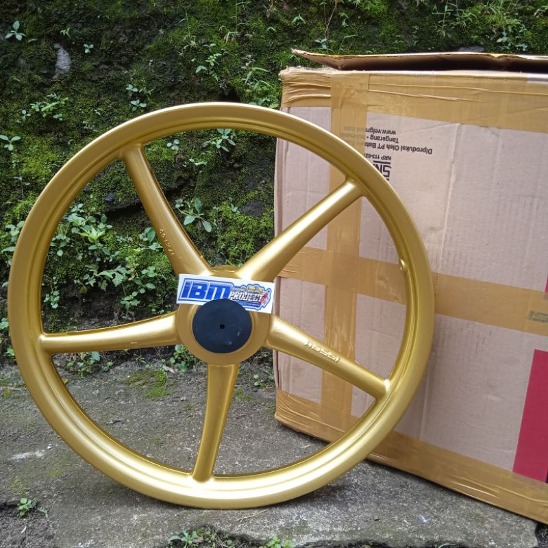 VELK VELEK VELG COPY RCB V ROSSI DEPAN YAMAHA 160.17,VELEK RACING BALOK PALANG V ROSSI RING 17